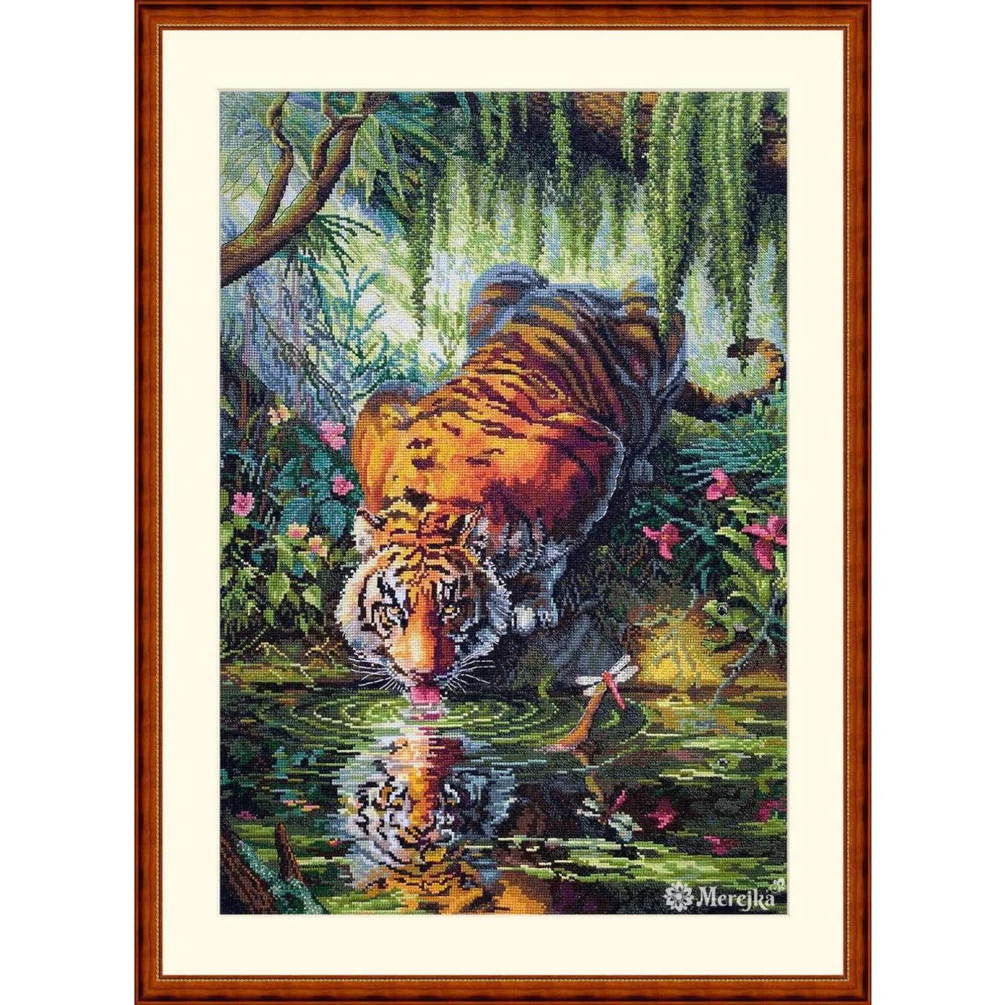 Merejka® Aurora’s Garden Counted Cross Stitch Kit